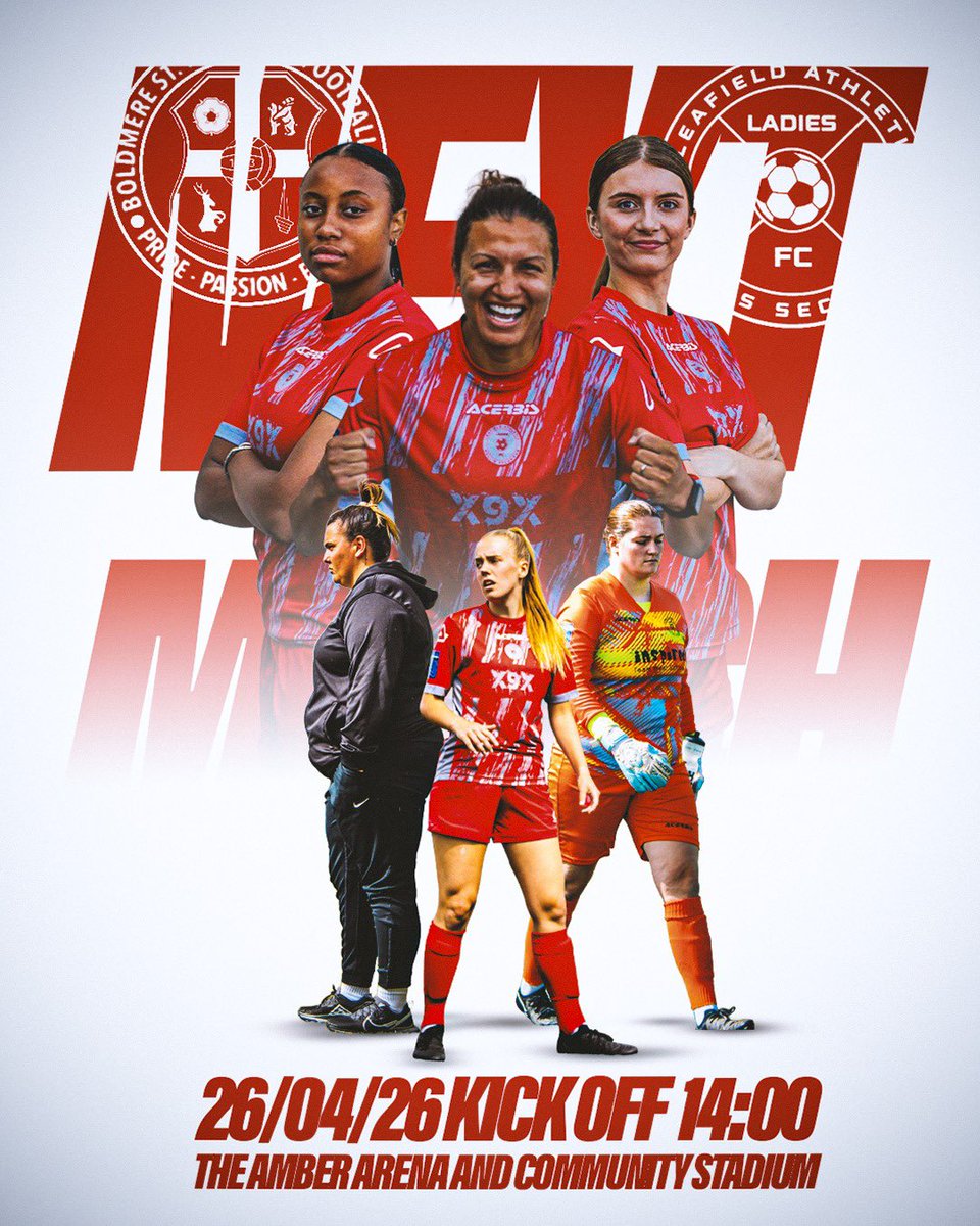 LeafieldAthLFC's tweet photo. 👊🏼🚙 

On the road for our final fixture of the 25/26 season ✅

Key Details ⬇️ 

📆 Sunday 26th April 
🏟️ Amber Arena and Community Stadium, B73 5RY
⏰ 14:00
🆚 @Boldmere_WFC 
🎟️ Adults £5, Concessions £3

Lots of activities taking place for the final fixture of the season ⬇️

🏰 Bouncy Castle 
🍰 Cake Sale
🖌️ Face Painting 

We hope to see you there 💛

🎨 - @Match_Gen 

@FAWNL | 🟡⚫️ | 𝐖𝐞𝐀𝐫𝐞𝐋𝐞𝐚𝐟𝐢𝐞𝐥𝐝