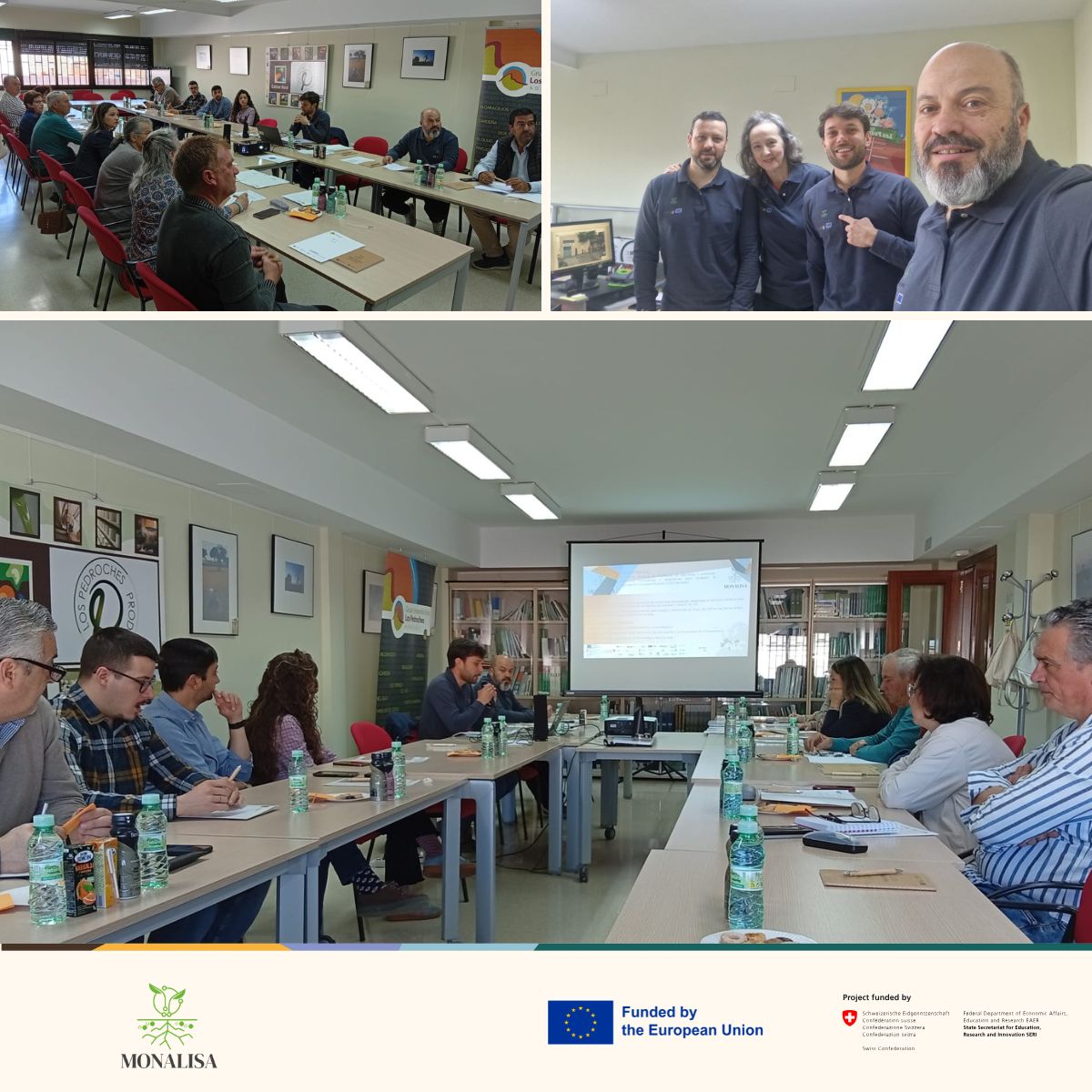 MONALISA_4LAND's tweet photo. On 17 April 2026, #MONALISA4land held “Un año y medio de trabajo en Los Pedroches” in Dos Torres, Córdoba, sharing results from 18 months of work in the area. Thanks to @GDRLosPedroches, @CREAF_ecologia , the speakers and all participants for joining the exchange. #LosPedroches https://t.co/jKvl3lj669