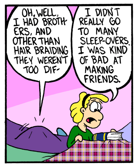 Infancy Regression Comics idk if y'all are familiar with the Tiff & Eve comic strip, but the ...