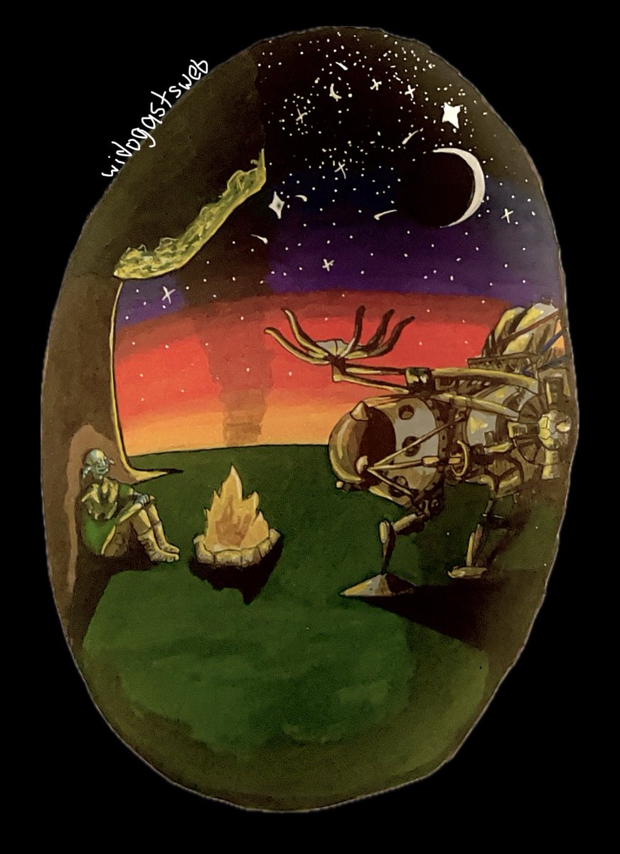 widogastswebart's tweet photo. bittersweet banjo noises #outerwilds https://t.co/OWeKjJSt5u