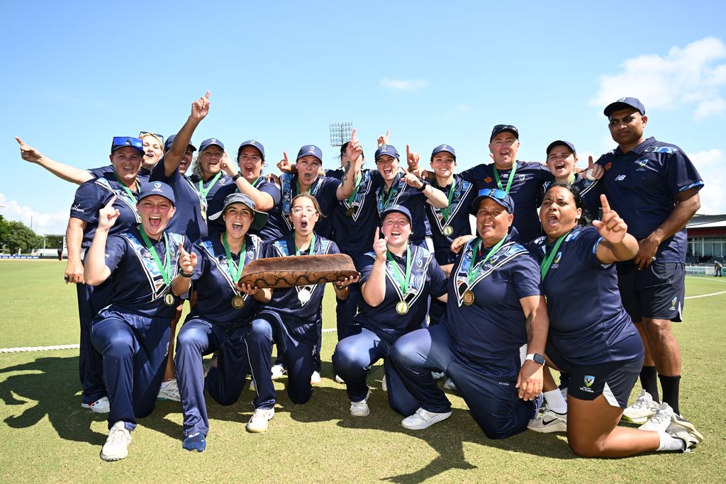 The_Indian_Sun's tweet image. #Victoria’s women &amp;amp; #WesternAustralia’s men won the 2026 National Indigenous Cricket Championships in #Mackay. Victoria claimed their 1st women’s title; WA secured their 5th men’s championship, with Brock Larance hitting an unbeaten 83. #TheIndianSun

🔗 wp.me/p7ADtX-vSu