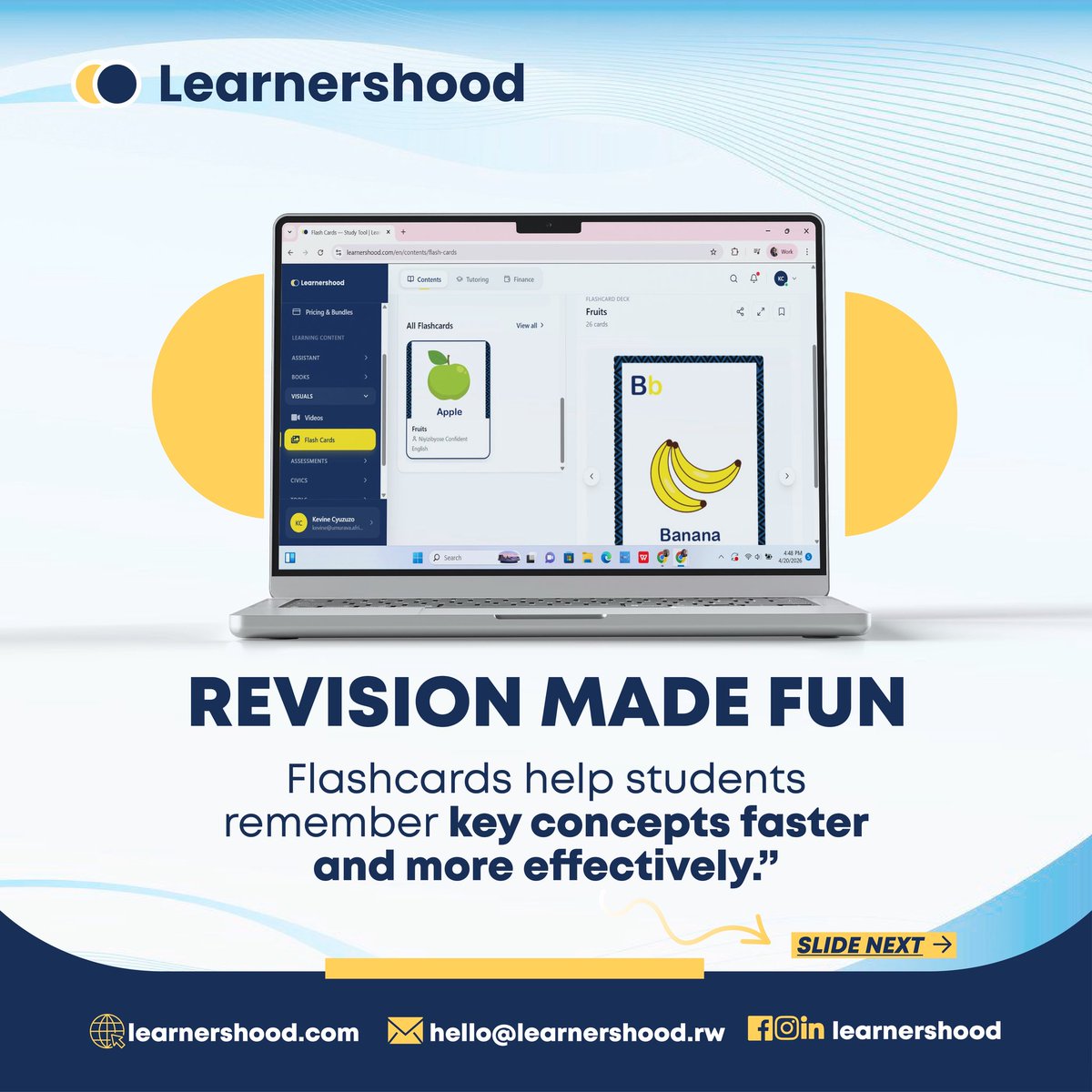 learnershood's tweet photo. Revision doesn’t have to be long or dull.  

Flashcards break lessons into small, simple parts that help children remember more easily and feel more confident.  

Ready to make learning simpler? 

Sign up on https://t.co/uHzNkJmkxv and get started.

#EdTech #learnershoodedu https://t.co/MqVRG14pTj