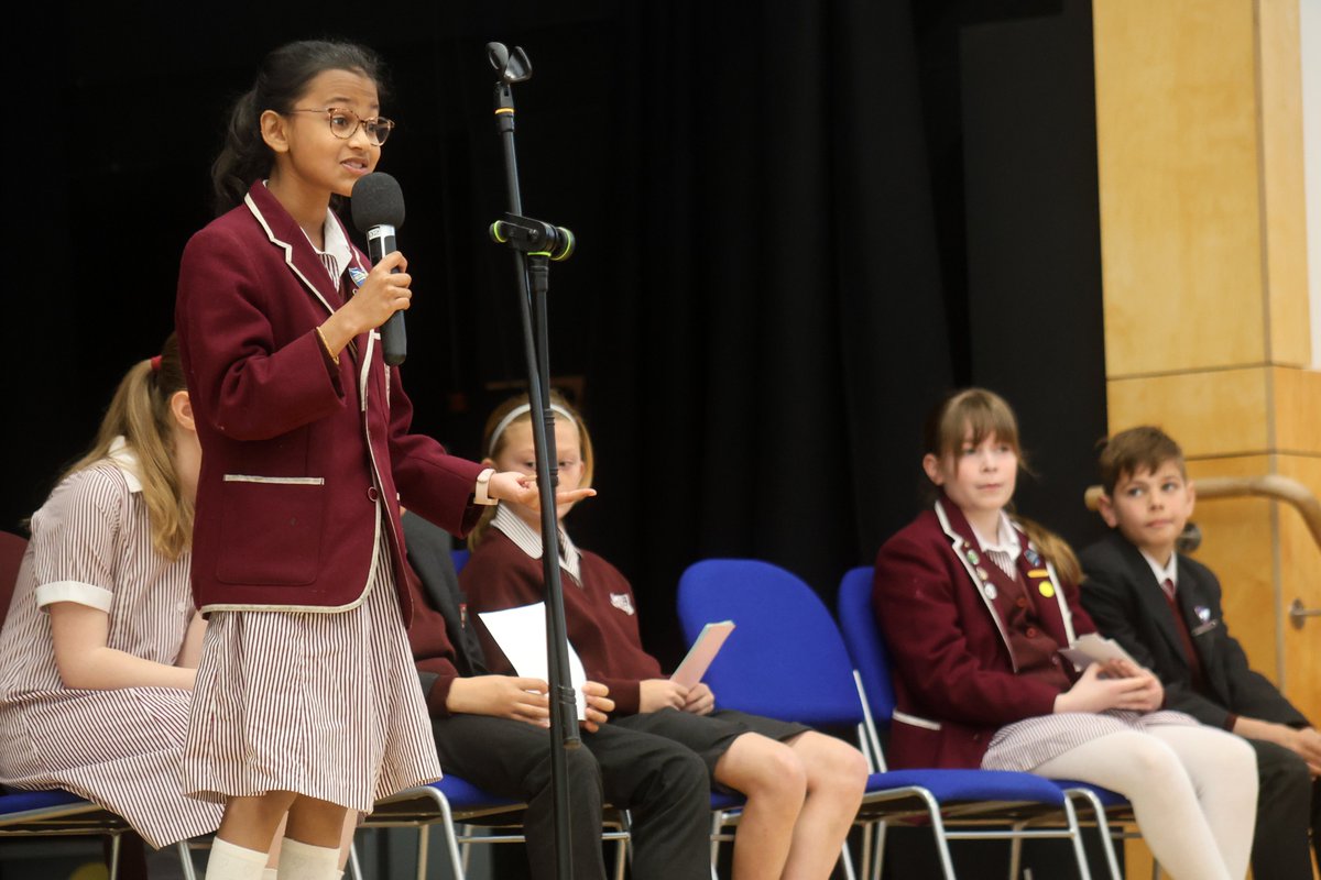 Brentwood_Prep's tweet image. We are thrilled to officially congratulate our Year 6 Public Speaking winner, Vinushi!

The judging panel had an unenviable task given the high standard of competition, but Vinushi’s speech, 'AI: Friend or Foe?', was a standout performance👏

#PublicSpeaking #Year6 #KS2