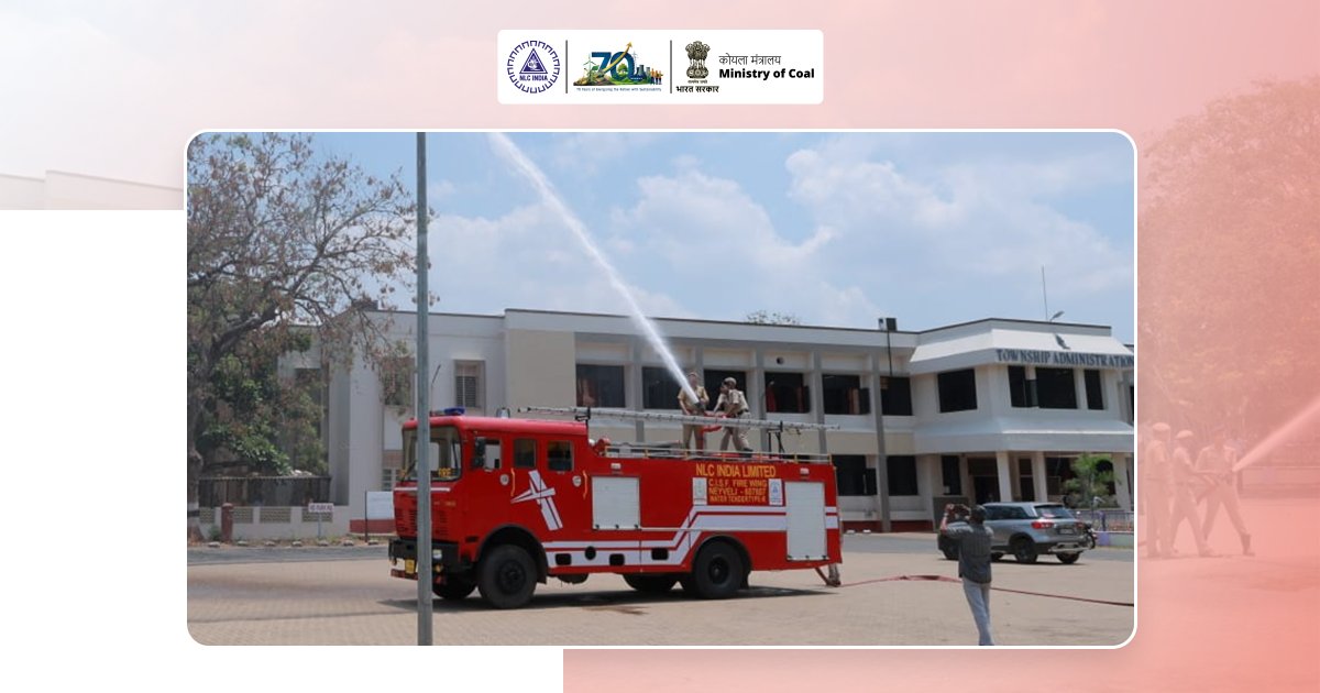 nlcindialimited's tweet image. Fire Service Week 2026 was observed from 14 to 20 April.
Theme: Safe School, Safe Hospital and Fire Safety Aware Society. Together for Fire Prevention.
Awareness activities and a fire mock drill highlighted preparedness and safety responsibility.
#NLCIndia #FireSafety #Safety