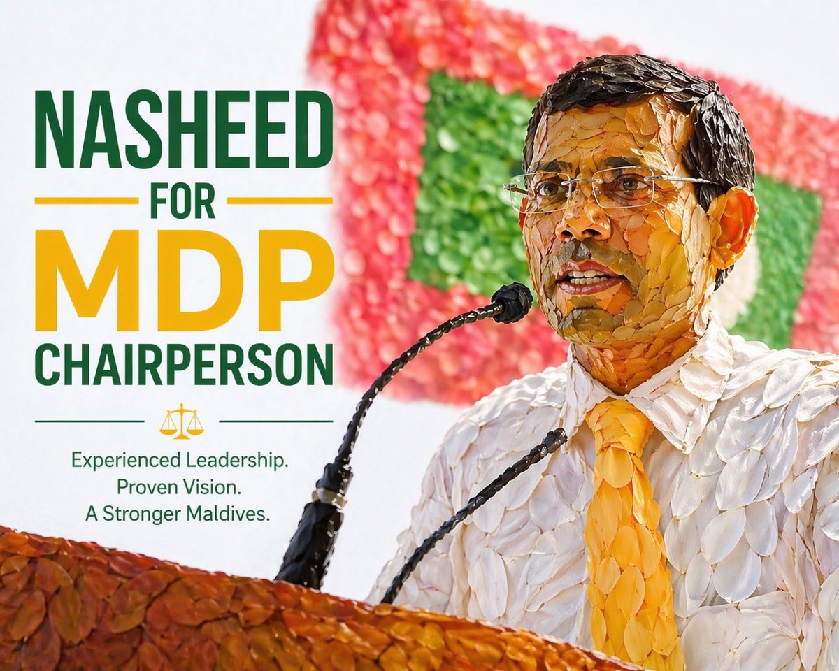 ކުރީގެ ރައީސް މުހައްމަދު ނަޝީދު މިއަދު (22 އެޕްރީލް 2026) ދިއްދޫއަށް ވަޑައިގަންނަވަނީ.
ހަވީރު 16:30
ދެކުނު ސިޑި