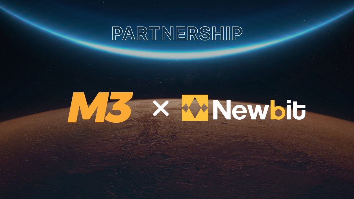 M3DAO_global's tweet image. M3 DAO x NewBit Alliance!

Connecting our 200K+ global users to @NewBitex's secure and compliant digital asset ecosystem. From flexible wealth management to the NB Mobile platform, we are bringing real-world communities into Web3. 🪴⛵☀️

#Partnership #PR #M3DAO