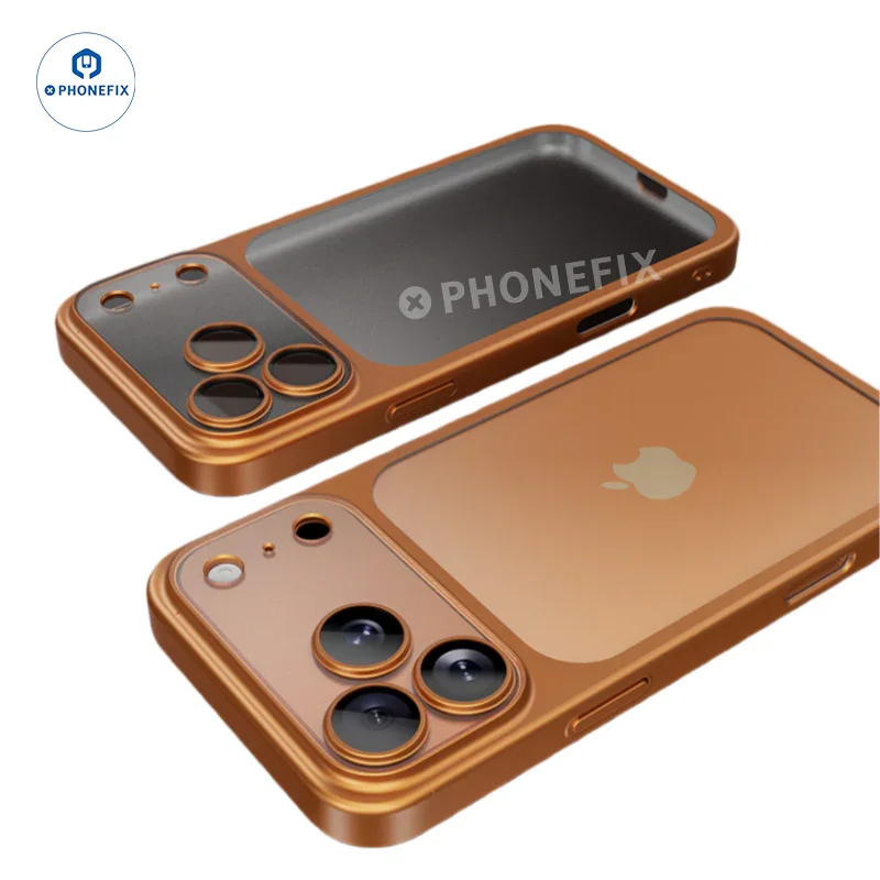 phonefix2454's tweet image. Protect your iPhone 15–17 Pro Max in style with this ultra-thin matte electroplated case. The premium frosted texture and glossy plated frame give a modern look while guarding against daily scratches and drops.
#phonefix #diyfixtool #diyphone #Chinaphax #phonecover #iPhoneCover