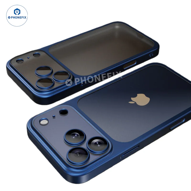 phonefix2454's tweet image. Protect your iPhone 15–17 Pro Max in style with this ultra-thin matte electroplated case. The premium frosted texture and glossy plated frame give a modern look while guarding against daily scratches and drops.
#phonefix #diyfixtool #diyphone #Chinaphax #phonecover #iPhoneCover