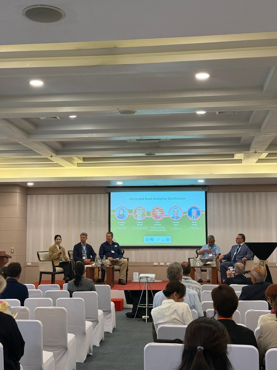 GSTC_'s tweet image. Micro and Small Enterprise Certification #GSTC2026  (At Royal Phuket: Raya)

#SME #Certification #Sustainability