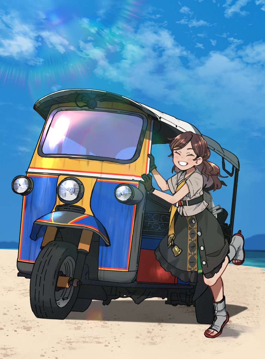 艦これ13周年おめでとうございます🎊
最近（？）実装されたトンブリちゃんカワイイです。
#艦これ13周年