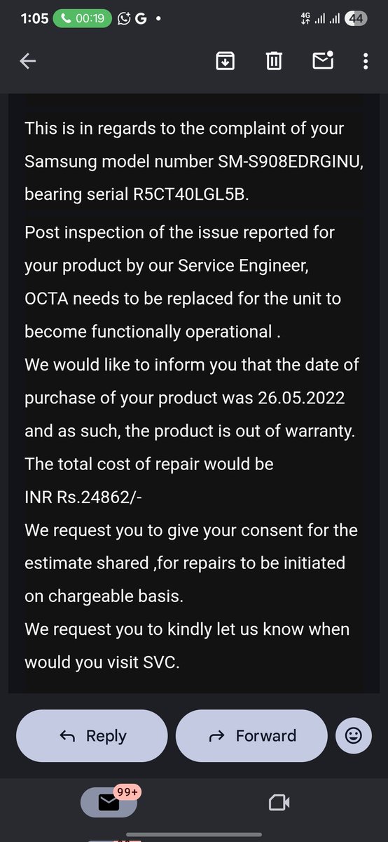 adhilMuhammedpv's tweet photo. My S22 Ultra got #GreenLine after update—a clear mfg defect. @SamsungIndia is now demanding ₹24,862 from a student!
​14 days of delay &amp; mental agony. I demand FREE replacement. @ConsumerQueries @jagograhakjago @SamsungMobile
​Ref: 3101259789
#Samsung #S22Ultra #Justice https://t.co/0c0O4hOJa2