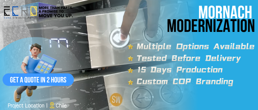 echointl_trade's tweet photo. La modernización no tiene por qué ser complicada.  
🔺En EEP apoyamos la modernización de ascensores con: 
– Soluciones flexibles según cada instalación
– Producción rápida en 15 días
– Asesoría para la instalación en obra
– Pruebas completas antes del envío
– COP con su logotipo https://t.co/DEqZgQY2eW