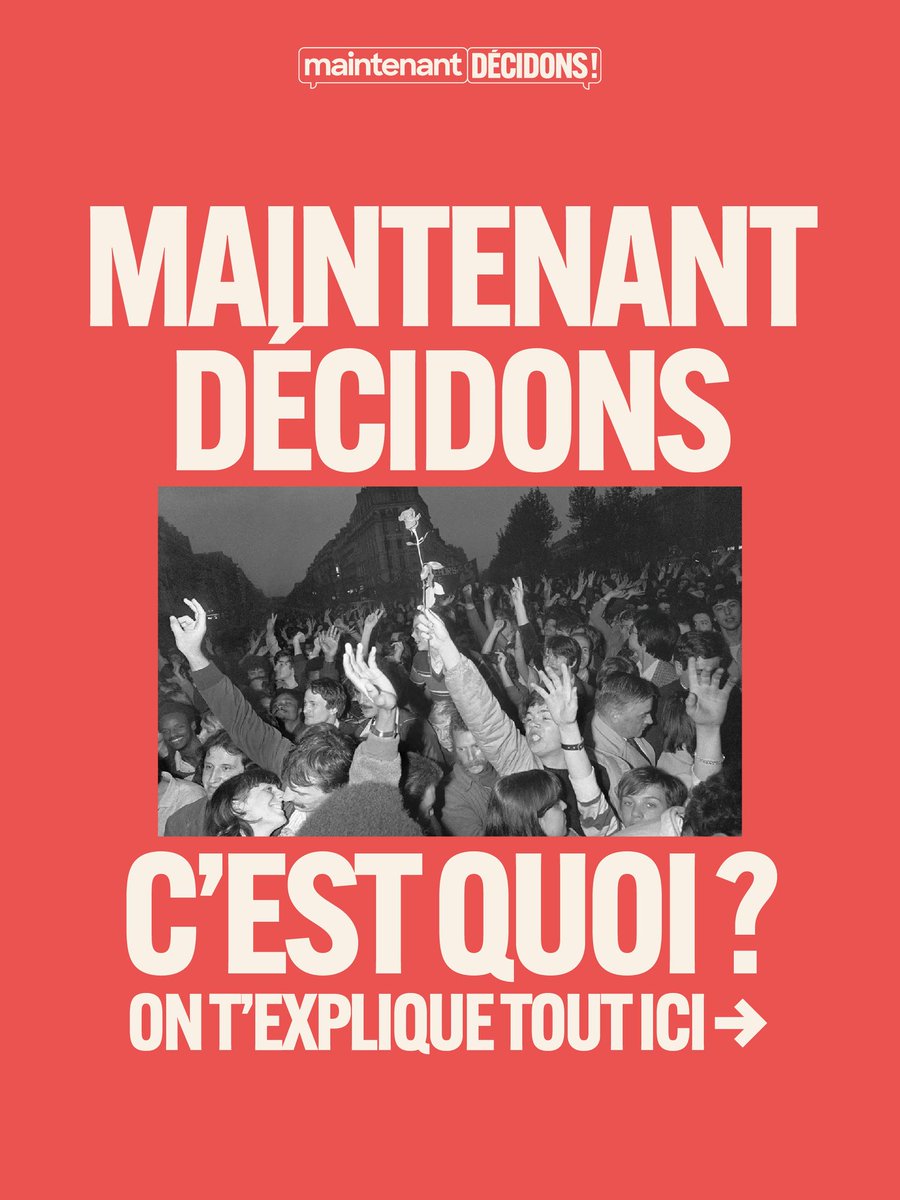 Maintenant décidons ! ✊ tweet media