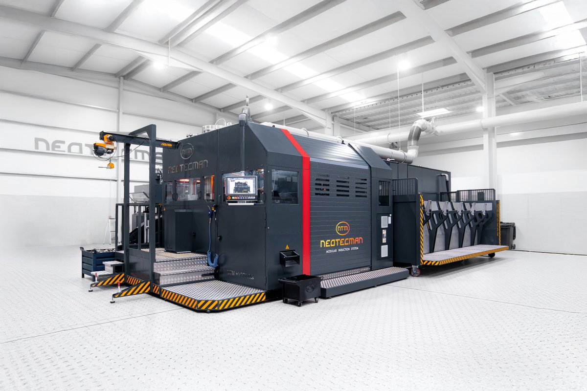 neotecman's tweet image. HV270.65i SUCCESSFULLY ACCEPTED AND READY FOR THE USA

We are proud to announce the successful acceptance of our largest All-In-One forging system, the HV270.65i, by one of the metallurgical industry leaders in the United States. #Neotecman #HotForging #InductionHeating #Brass