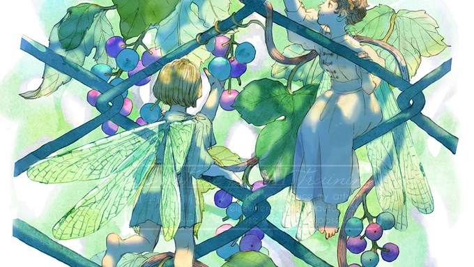 ポイントは羽の透けです。 フルサイズは⇨