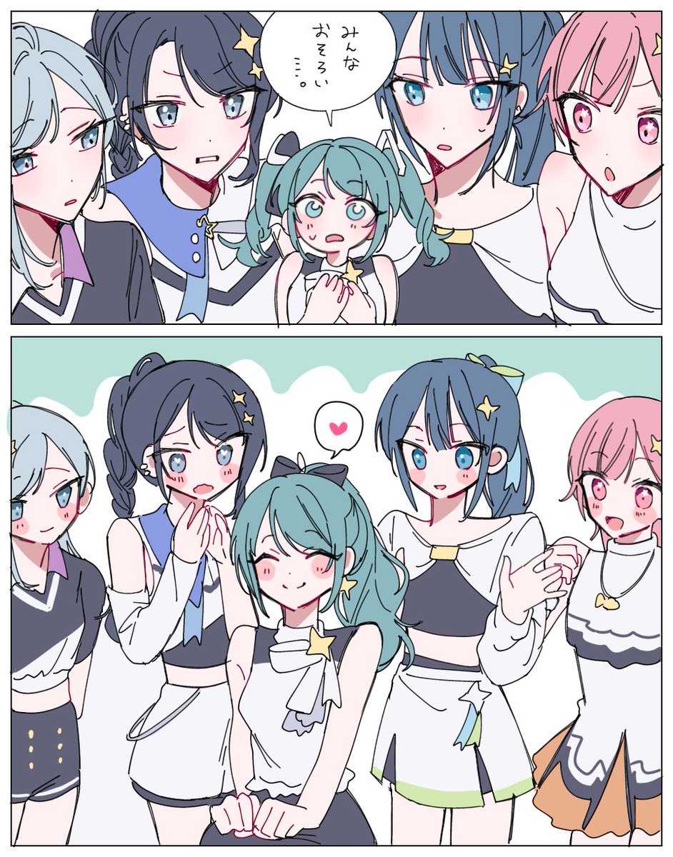 chasu_ice's tweet image. #prsk_FA
おそろい