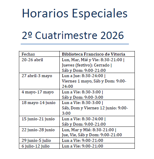 Biblioteca Francisco de Vitoria tweet media