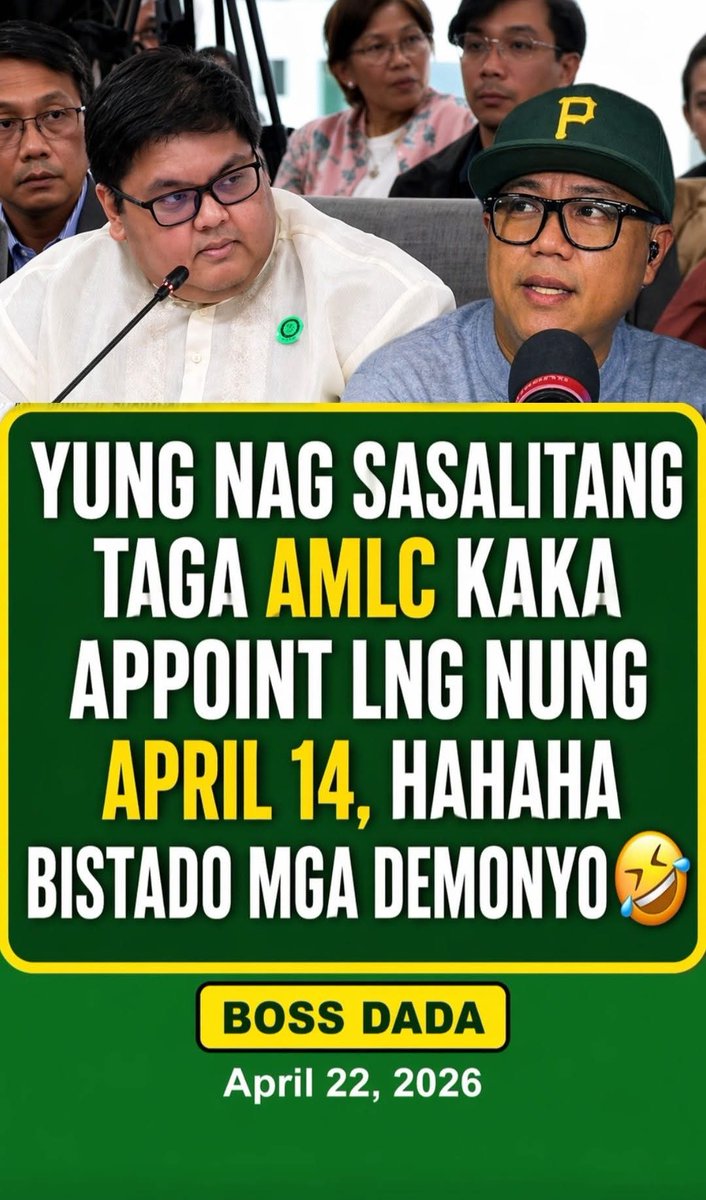 May lumabas na komento sa social media na nagsasabing ang nagsalitang kinatawan ng AMLC ay “kaka-appoint lang noong April 14,” na naging basehan ng ilang netizen para magtanong tungkol sa kredibilidad at timing ng kanyang pagharap.

Sa kasalukuyan, ang tinutukoy na opisyal ay si