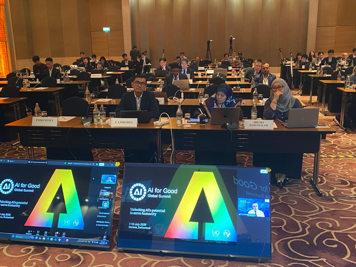 jamoussi's tweet photo. Honoured to join remotely the Industry Workshop at ASTAP‑38 in Bangkok and exchange with Asia-Pacific Telecommunity members & industry leaders on how to turn emerging technologies into interoperable solutions. 
 
The Asia and the Pacific region is a major source of innovation and a key partner in this effort.

Emphasized industry engagement: bringing real use cases, testbeds & experience into ITU-T helps scale trusted, safe, inclusive innovation faster.

Highlighted initiatives linking industry to standards, incl. the AI for Good platform: https://t.co/hljR1l7bYR

Thank you to APT and all participants. Industry engagement is a key priorities of @ITUTSBDirector 

Let’s keep building #internationalstandards that industry can implement — and people can trust.

 @apt_secretariat @ITUAsiaPacific @ITUstandards @ITU