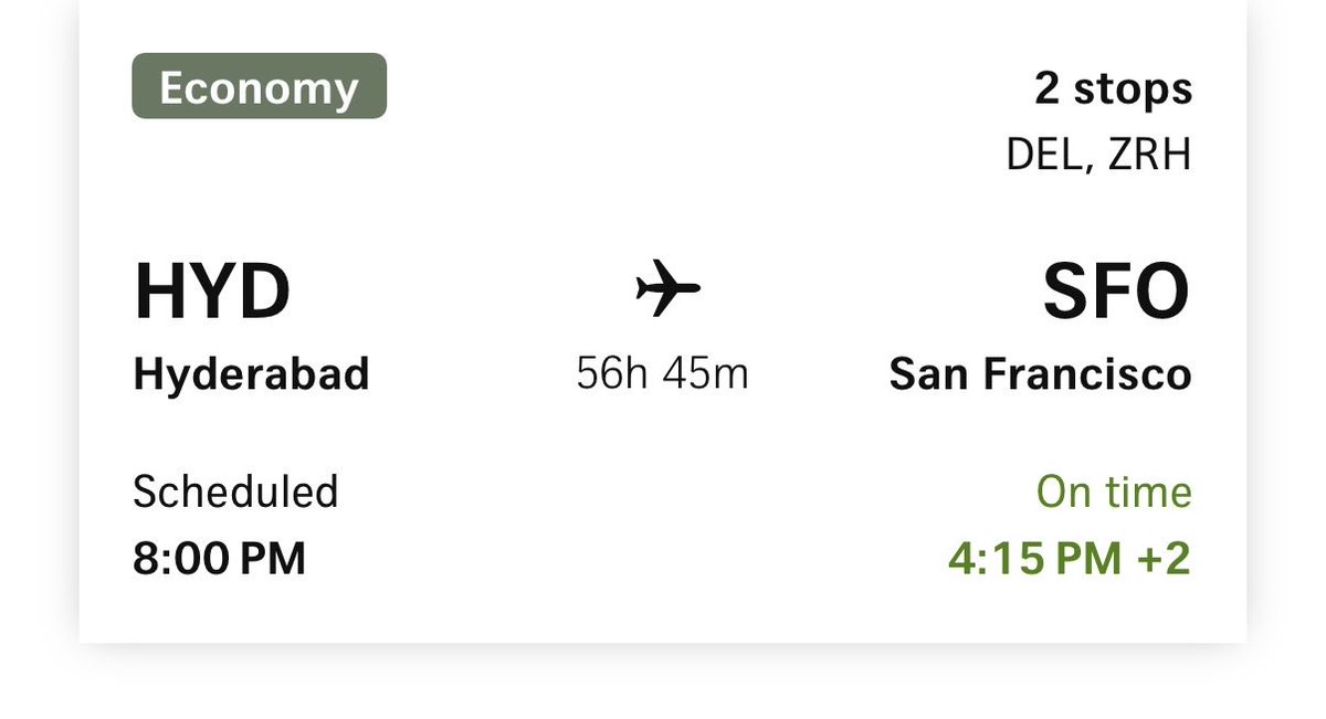 RaviKorukonda's tweet image. Usually a @qatarairways  guy…
but current situation = @FlySWISS 
+ a 56-hour itinerary 🙏

This isn’t travel, this is endurance.

Wish me strength 🙈

#TravelDiaries
