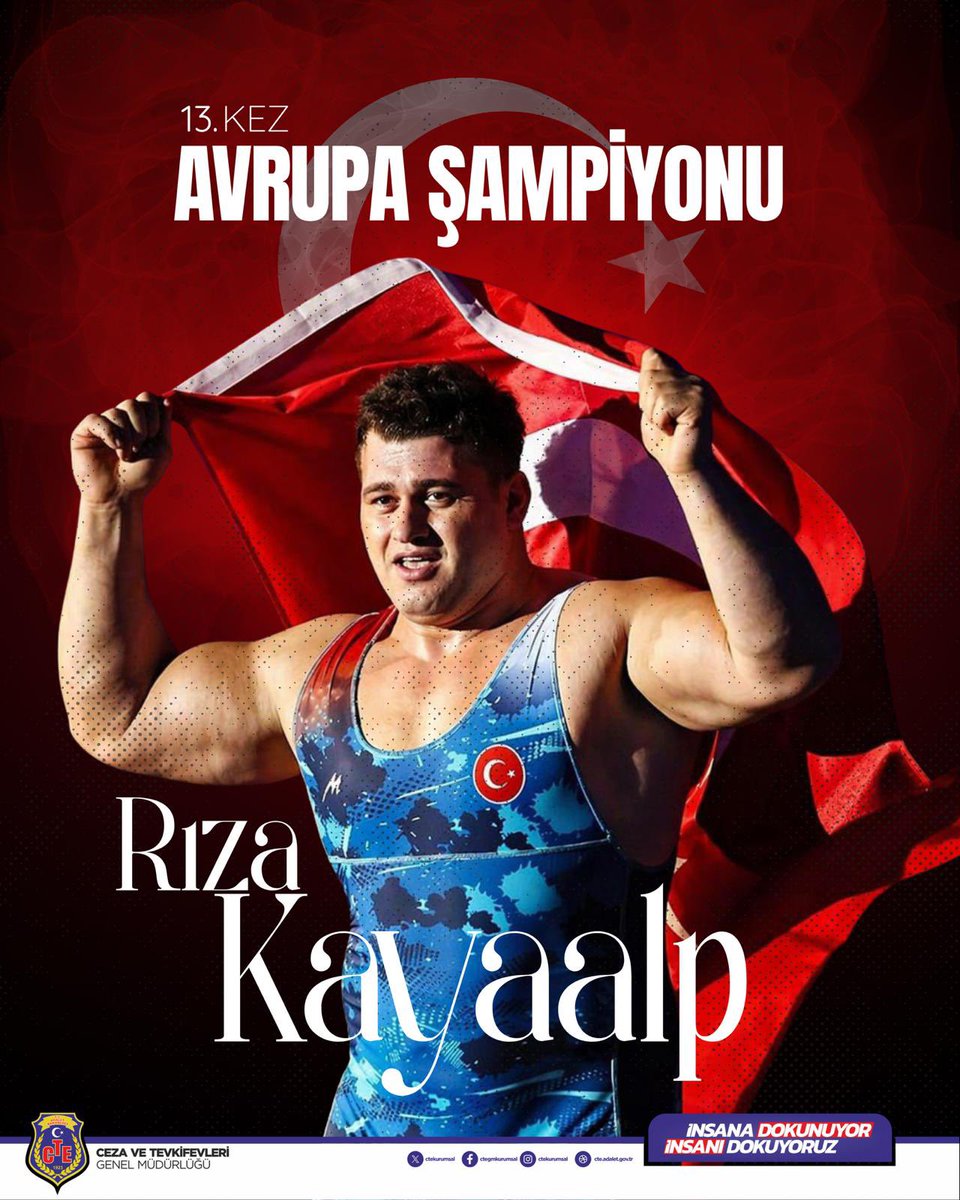 megahaberresmi's tweet image. CTE’den şampiyon sporcuya resmi tebrik

Ceza ve tevkifevleri genel müdürlüğü, 13. kez Avrupa şampiyonu olan milli güreşçi Rıza Kayaalp için tebrik mesajı yayımladı.

#RızaKayaalp #güreş #CTE #sondakikahaber  @ctekurumsal 

megahaber.com/2026/04/cteden…