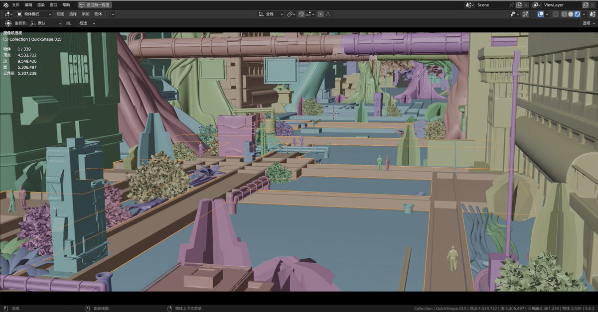 qiuuu97's tweet image. Community in the Rainforest #conceptart #digitalart #visualart