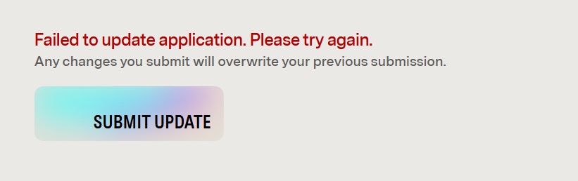 BlueShirtDudee's tweet photo. @RKRigney @speedrun seems cannot update on the status checker page https://t.co/dxco3Byxw7