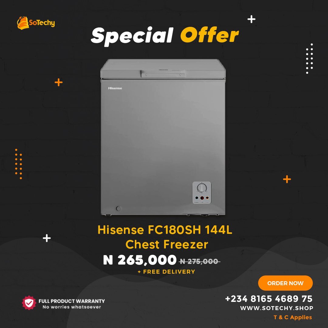 sotechyshop's tweet image. Remember you can pay for any of our products hybrid or online using naira or crypto 

Visit sotechy.shop 
or send a DM to order 

 #LG #Hisense #Electronic #Benin