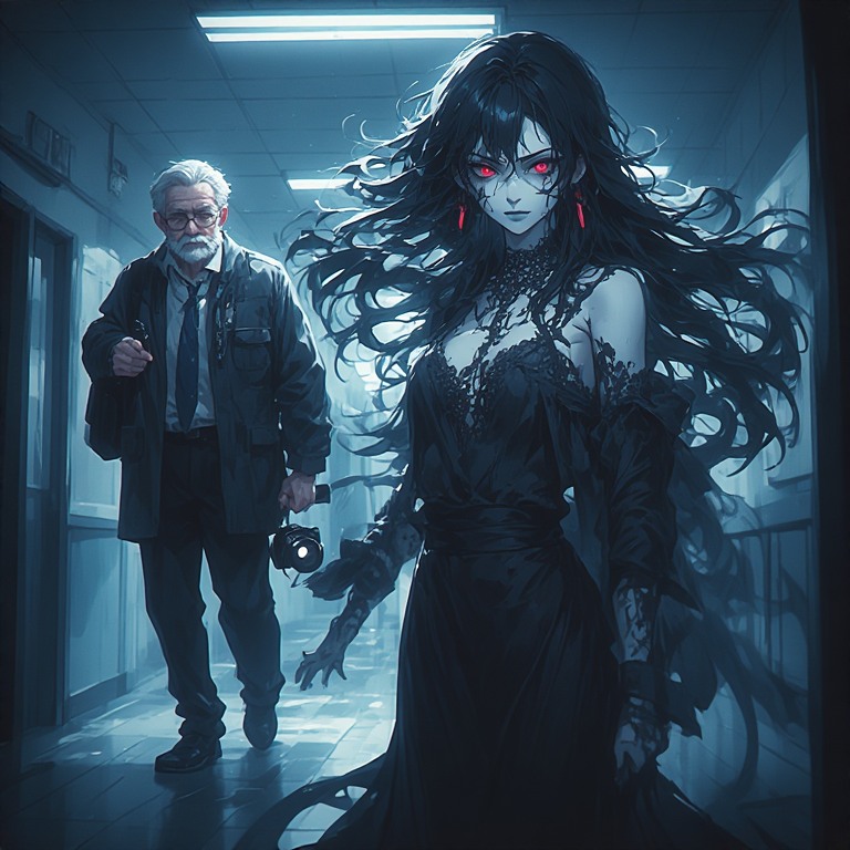 cinescopio0856's tweet image. #ia #spirits #girl #oldman #darkness
