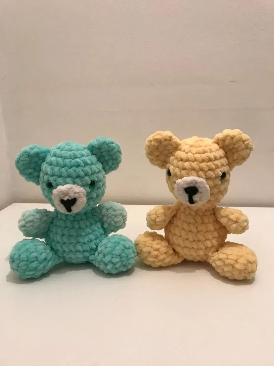 anthonybrighton's tweet image. Crochet Mini Teddy Bear - 6" tall - anthonybrighton.etsy.com/uk/listing/792…  #etsy #teddybear #teddy #crochet #handmade #amigurumi #etsyretwt #ATEtsyRT #anthonybrighton #Babybear