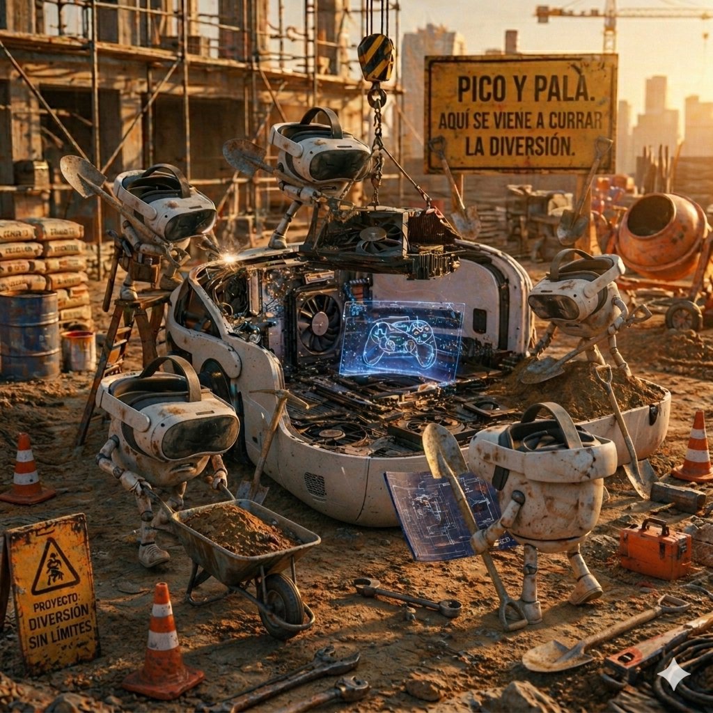 xr_shop's tweet image. PICO + pala =
Levantan planazo en media hora.

#PICO4Ultra #VR #RealidadVirtual #Gaming #Tecnología