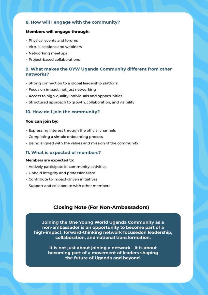 One Young World Ambassadors Ug Chapter tweet media