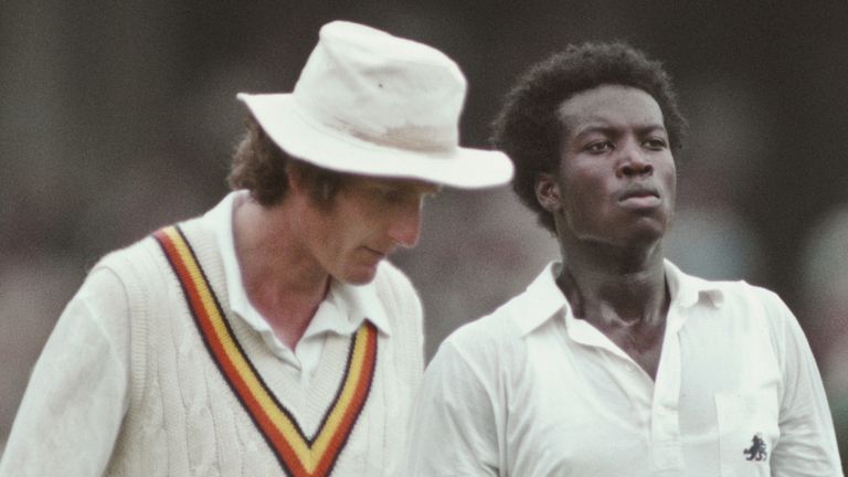 CaughtAtPoint's tweet image. Bob Willis and Norman Cowans (#Ashes 1982/83) 
#Cricket #England #Australia