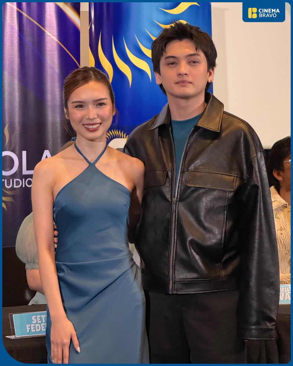 cinemabravoph's tweet photo. FRANSETH KILIG!
Francine Diaz & Seth Fedelin at the press conference for their first romantic-comedy film ‘She Who Must Not Be Named’, hitting PH theaters April 29. #FranSeth #SheWhoMustNotBeNamed #SWMNBNMediaCon https://t.co/HDp8A9k9pa