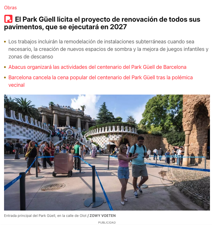Recuperem Park Güell tweet media