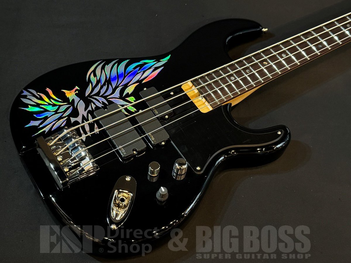 espcustomshop's tweet image. 【商品情報！】
#Killer KB-Criminal bass Signature PH custom '24 Phoenix visionが入荷しました！

#X, #LOUDNESS などで活躍した #TAIJI こと #沢田泰司 氏シグネチャーモデル「Criminal bass」リニューアルモデル

≪#BBOnline≫
bigboss.jp/store/products…
