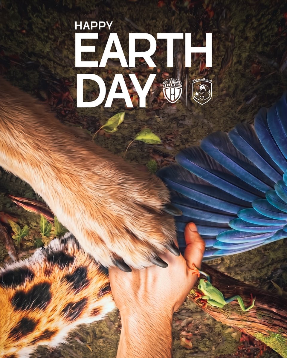 NEUtdFC's tweet photo. One Earth. Not just ours. A home we share.
#StrongerAsOne #8States1United #SharedPlanet #EarthDay https://t.co/Xgpl9sGgg1