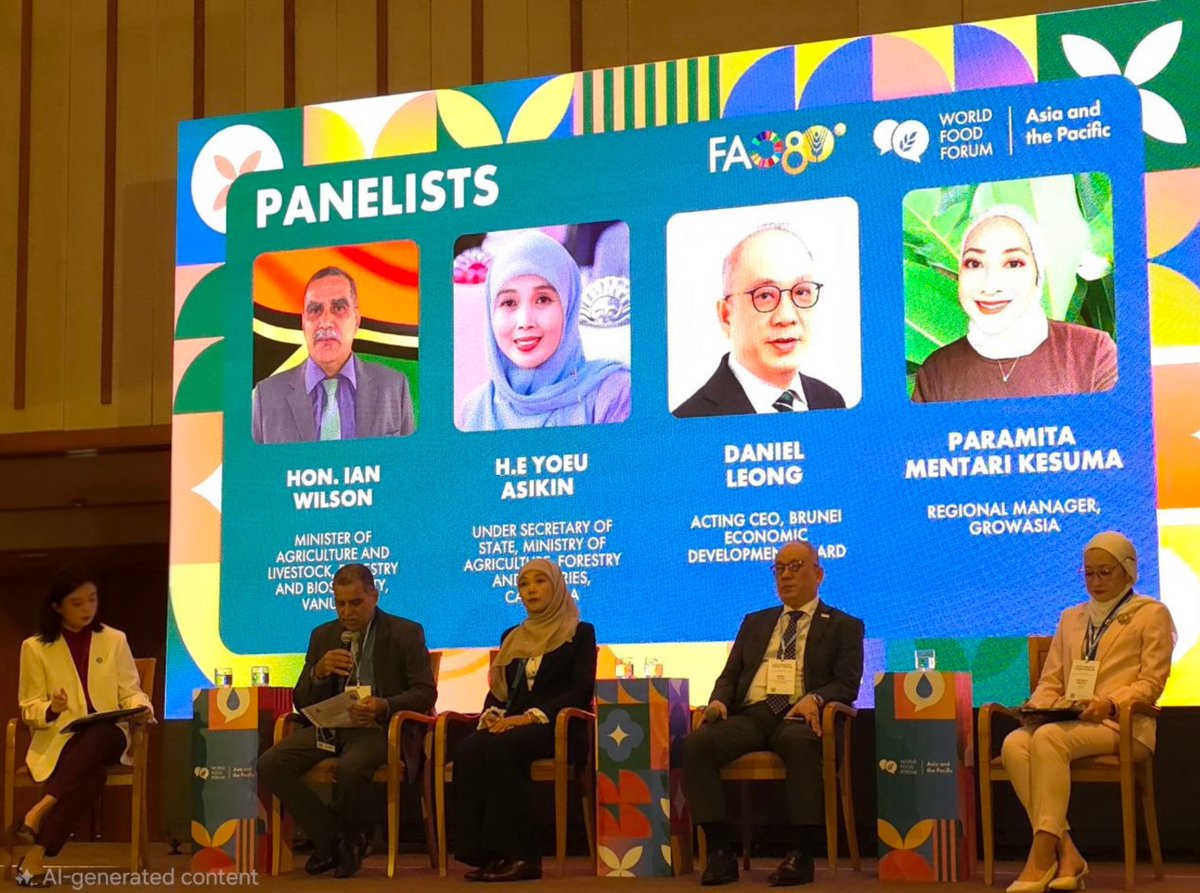 FAOCambodia's tweet photo. Cambodia highlights rice sector investment potential at APFF. 🇰🇭🌾
H.E. Yoeu Asikin showcased Cambodia’s rice sector as a driver of agrifood growth, with 15 million tonnes of paddy production and strong premium brands like Phka Rumduol.
#Cambodia #APFF #Rice #AgrifoodSystems https://t.co/ON4hhwvyUA