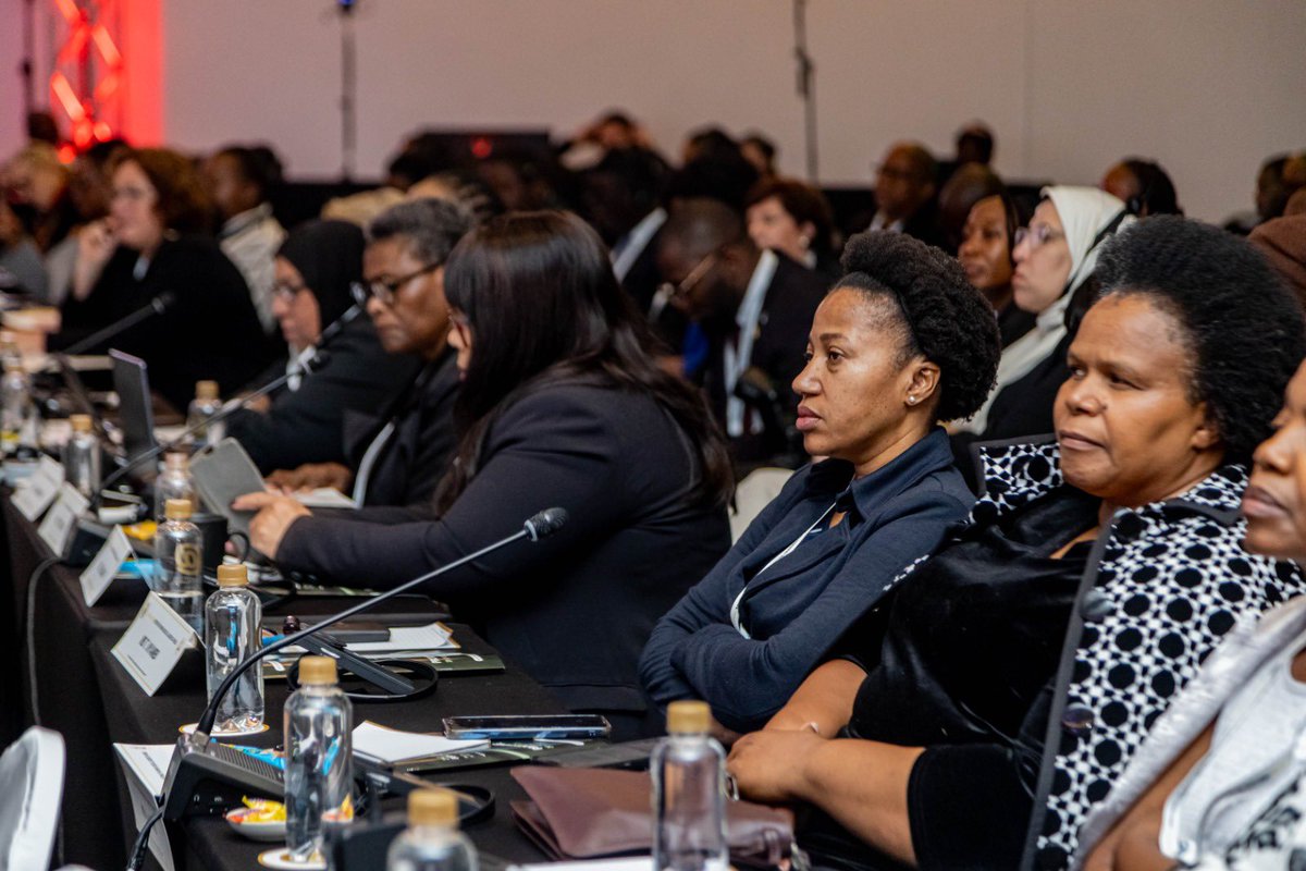 OCJ_RSA's tweet photo. During the opening and welcoming session, Programme Director Justice Nonkosi Mhlantla welcomed delegates from afar and expressed appreciation for their presence and participation in the conference.

#CCJA2026 #WomenInJudicialLeadership #MaputoProtocolAt20 https://t.co/ondwa0wdMu