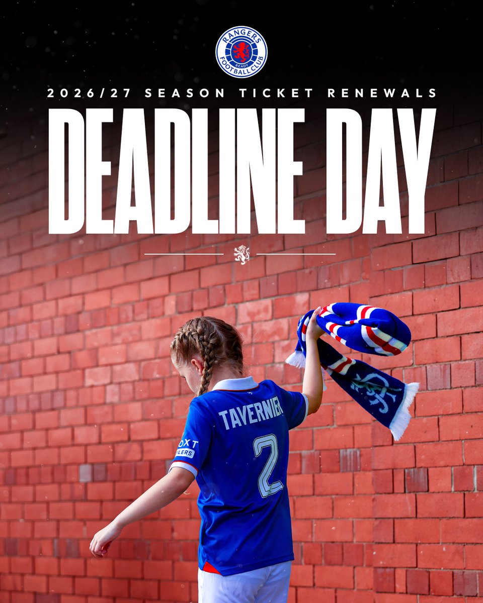 Rangers Football Club tweet media