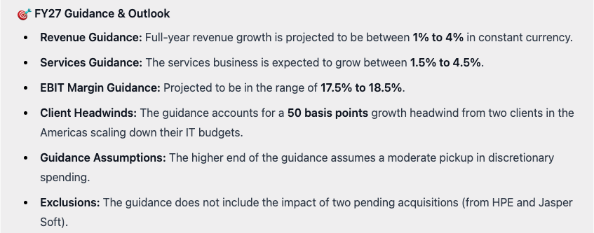 concall_in's tweet image. HCL Technologies FY27 Outlook:
#HCLTech