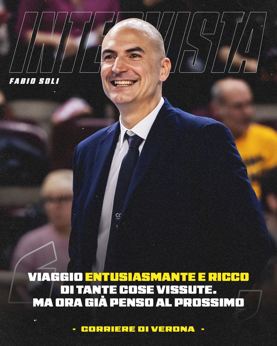 VeronaVolley's tweet image. 🎙️ | COACH SOLI - CORRIERE DI VERONA

🗞️ "Viaggio entusiasmante e ricco di tante cose vissute. Ma ora già penso al prossimo"

#RanaVerona #VeronaVolley #NoiVerona #volleyball