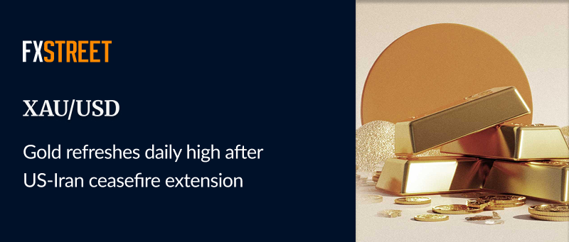 FXStreetNews's tweet image. ⤴️ #Gold attracts some buyers as the US-Iran ceasefire extension undermines the USD.

🔛 A standoff over the Strait of Hormuz could limit #USD losses and cap the commodity.

🏛️ A less dovish #Fed also supports the USD and warrants caution for the XAU/USD bulls.

Trade Gold? Check