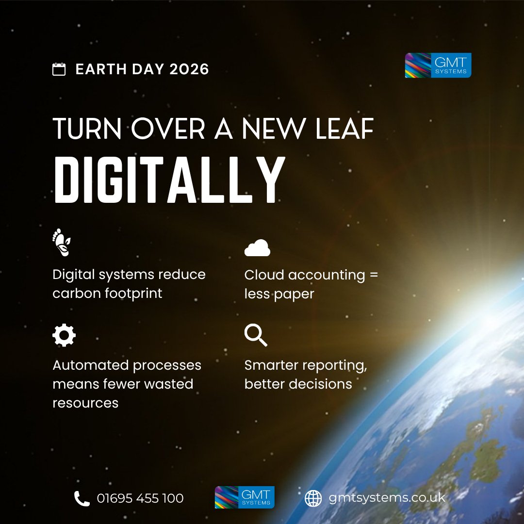 _GMTSystems's tweet photo. Turn over a new leaf this Earth Day. 🌱

#online #iot #business #accounting #finance #technology #software #cloud #cybersecurity #sage200 #sage #erp #developer #sagedeveloper #gopaperless #paperless https://t.co/kDY8iF0Ktm