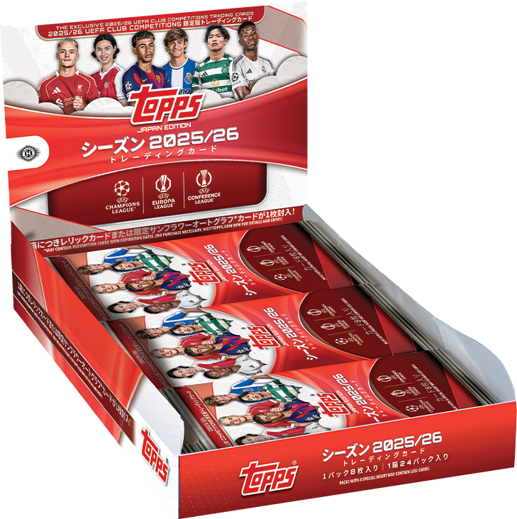 ⚽【SOCCER 2026 TOPPS UEFA JAPAN EDITION】 TOPPS社よりUEFAジャパン