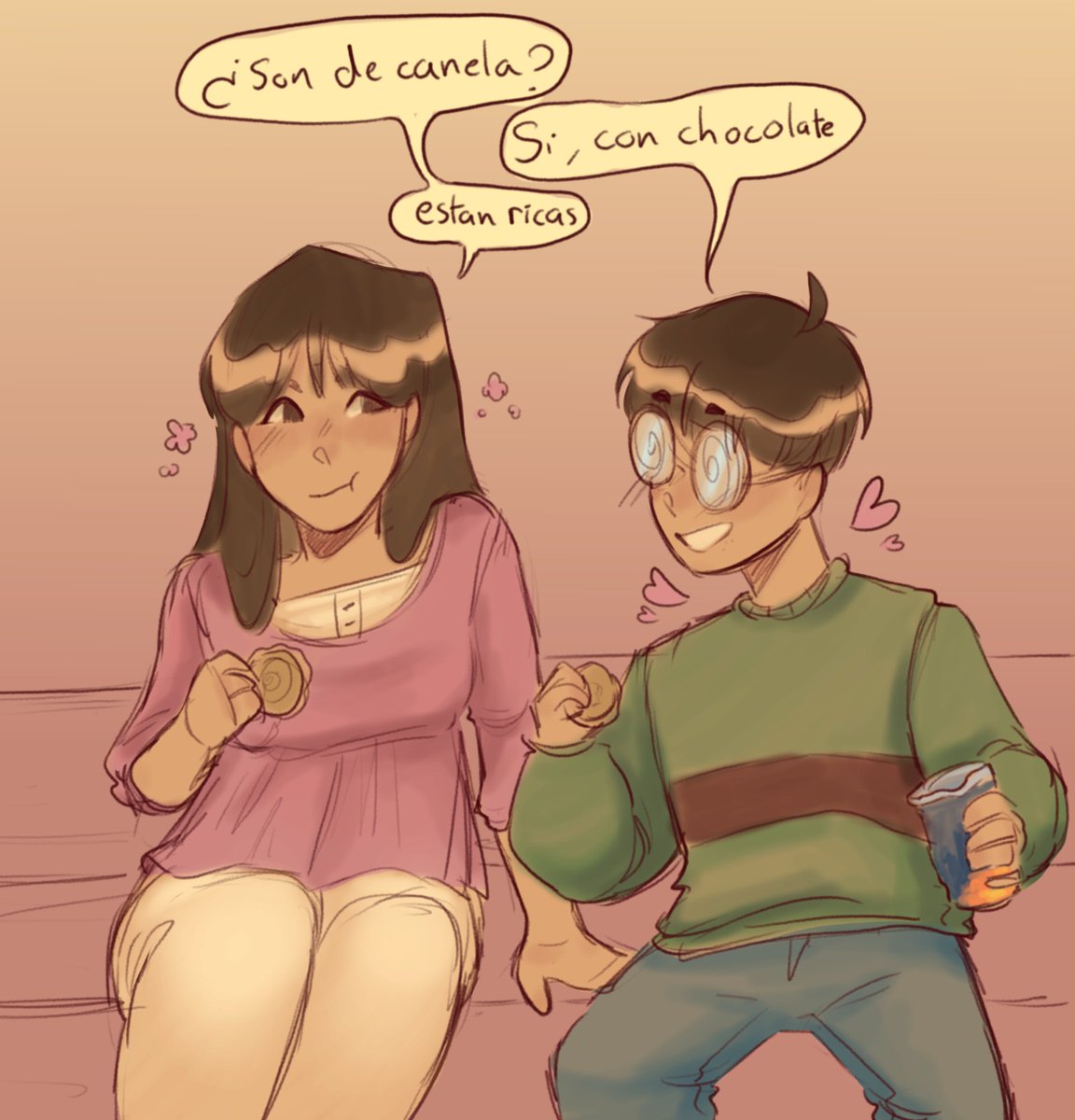 cam_cosmic_art's tweet photo. Bue voy a subir acá también la historia de Rose y Ken🦜 #cdm https://t.co/JxLeM7w6ys