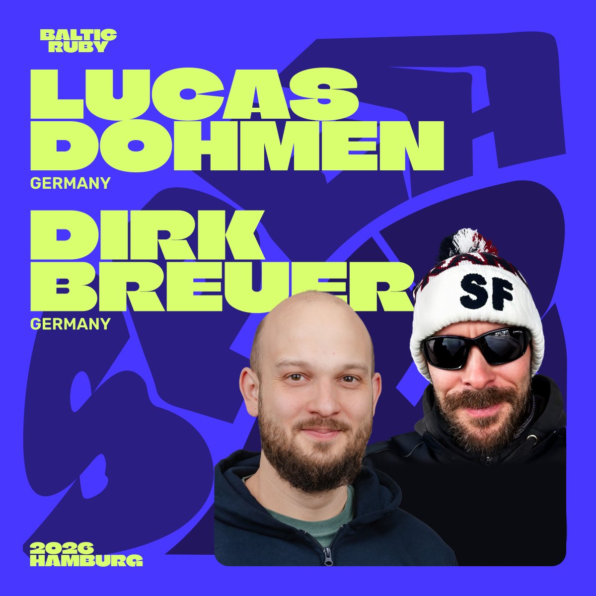 balticruby's tweet image. Germany x2 🇩🇪🇩🇪
Lucas Dohmen &amp;amp; Dirk Breuer are bringing “Small Clouds &amp;amp; Boring Tech” to Baltic Ruby.
From hyperscalers to simpler setups — the ups, downs, and why boring tech might be your biggest advantage.

#conference #community #lineup #ruby #oss
1/2