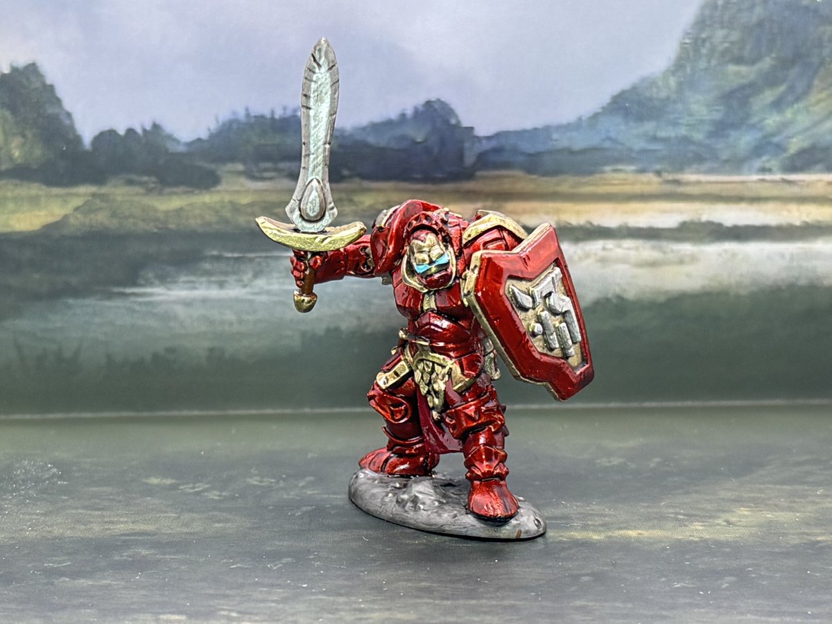 skull_elephant's tweet image. reaper bones
Battleguard Fighter

名前判明！
バトルガードファイターさん。
アイアンマンイメージで塗りました。
#minipainting