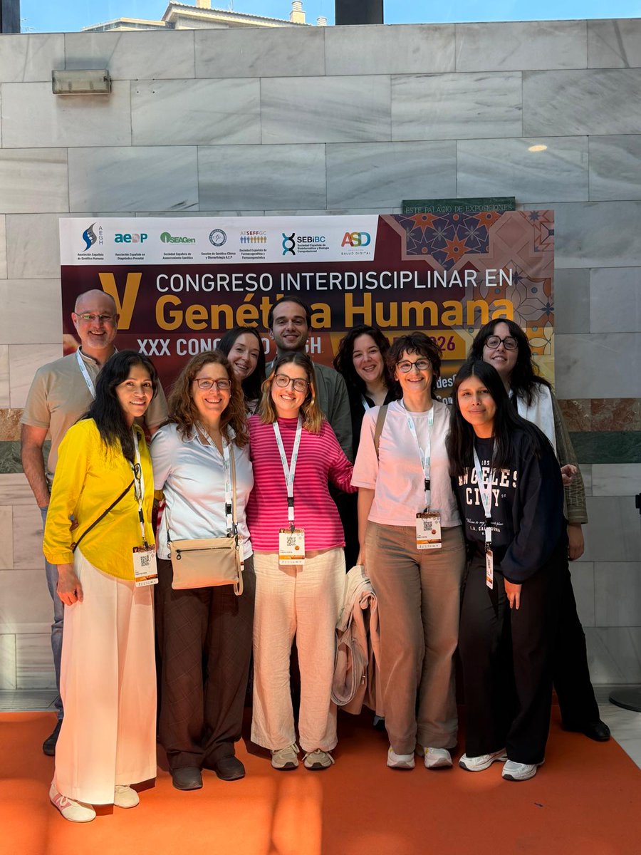 CancerGenetica's tweet photo. #GenéticaHumana #Investigación #CáncerHereditario #IMPaCTVUSCan #AEGH2026 #Granada @idis_research @GMXenomica https://t.co/obHWiR4xWP
