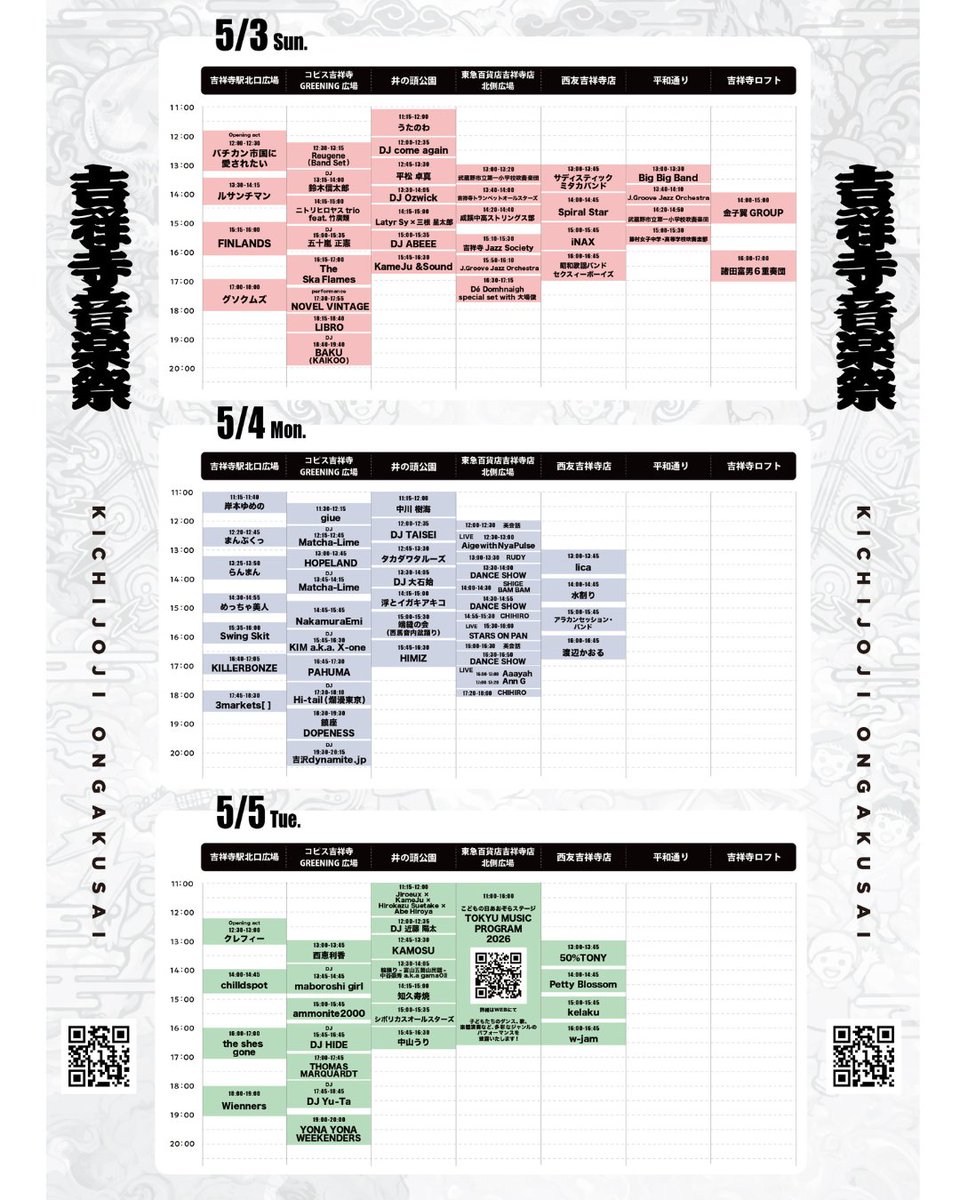 吉祥寺音楽祭 tweet media